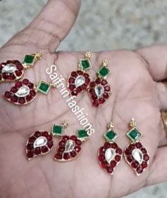 Mango Pendant with Diamond Shape top (1 Pair)