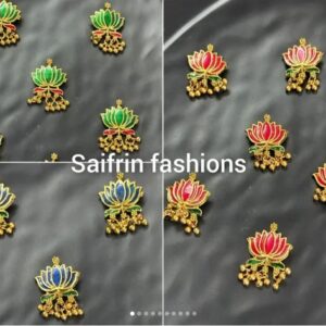 Lotus Pendant with Antique Loreal