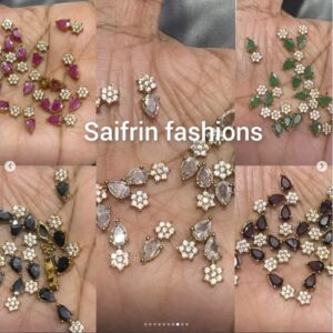 Flower Pendant with Drop Hanging