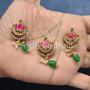 Moon with Lotus Pendant