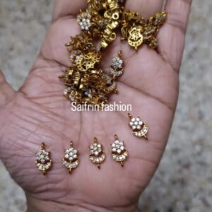 Flower Stone Pendant with Moon Stone