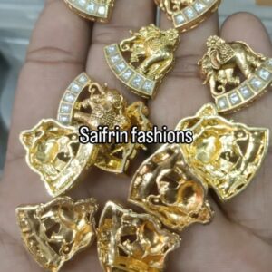 Jadau Elephant Pendant