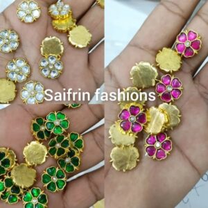 Jadau Flower Pendant (Design 1)