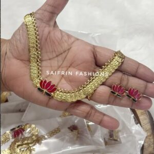 Necklace Set 1 (Lakshmi with Lotus)