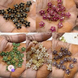 AD Flower Pendant (5 Stones)