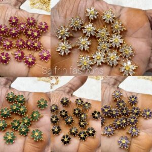 AD Flower Pendant (6 Stones)
