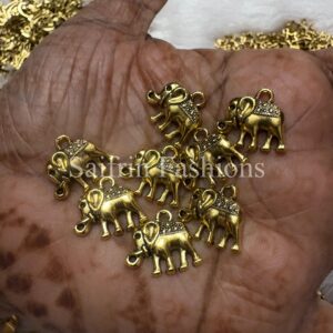 Elephant Charm Pendant (Design 1)